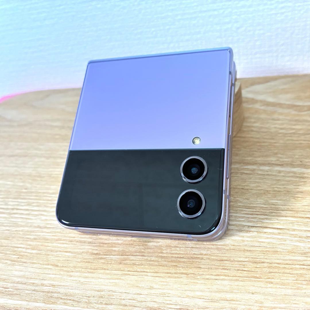 Samsung Galaxy Z Flip4 パープル　本体　カバー