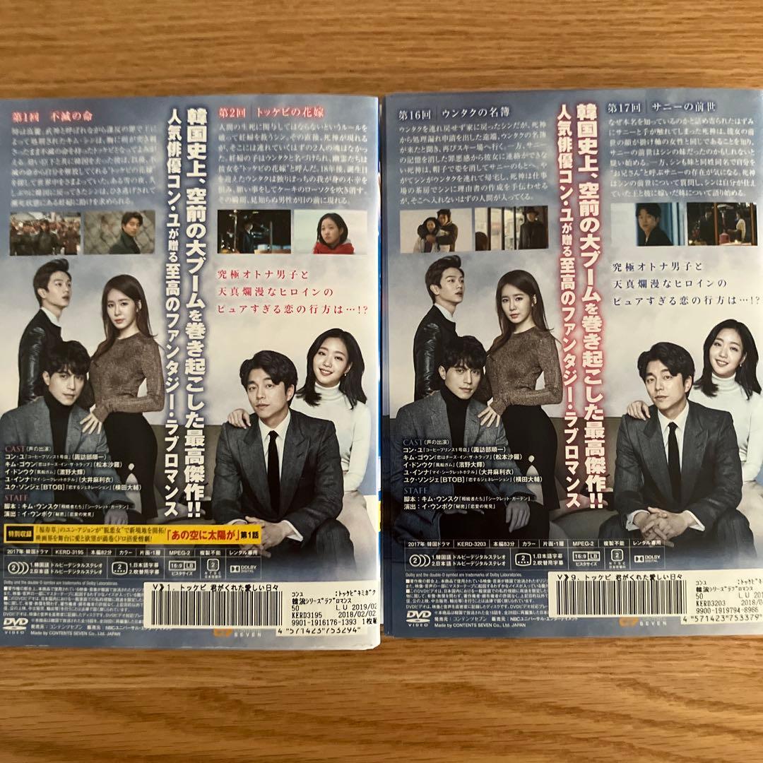 韓国ドラマ　トッケビ 君がくれた愛しい日々 レンタル落ち全巻セット❣️