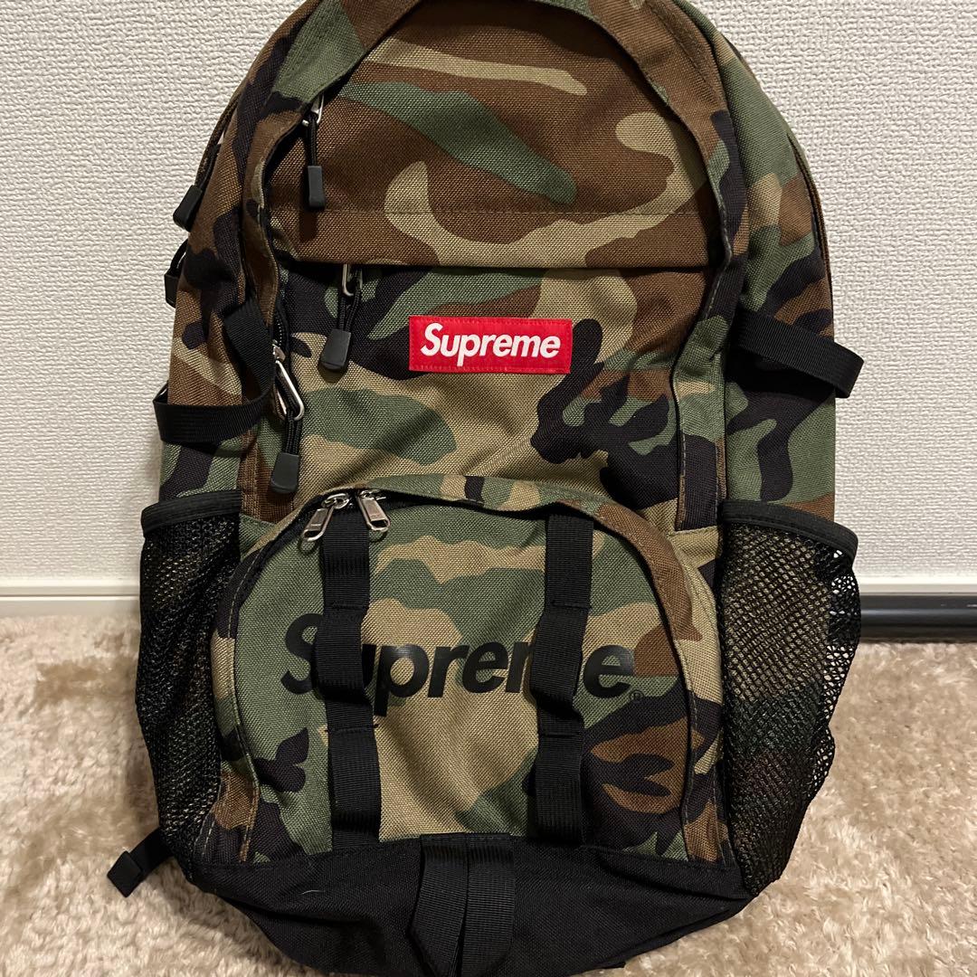 Supreme迷彩リュック・バックパック