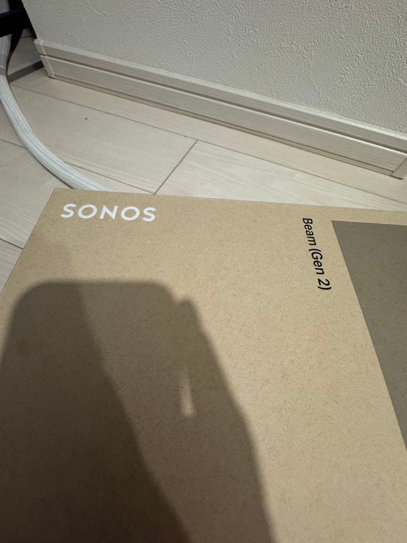 美品 Sonos サウンドバー SONOS Beam Gen2 ホワイト