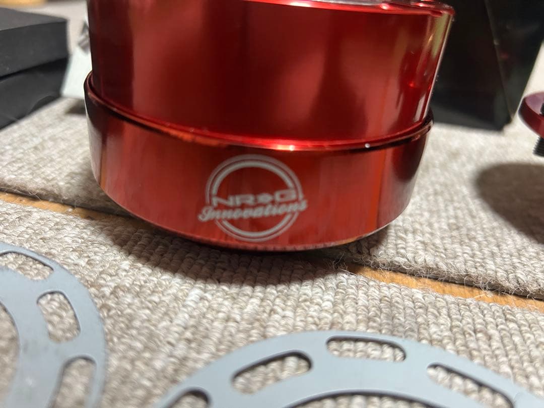 クイックリリース NRG製　ステアリングボス レンチン音