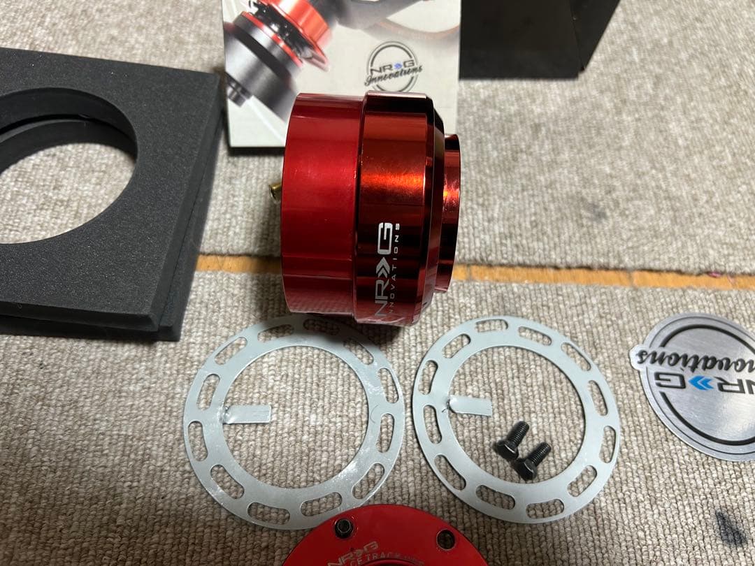 クイックリリース NRG製　ステアリングボス レンチン音