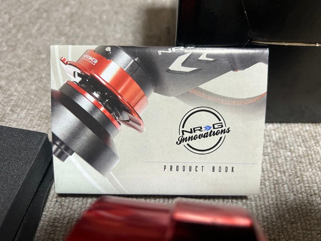 クイックリリース NRG製　ステアリングボス レンチン音