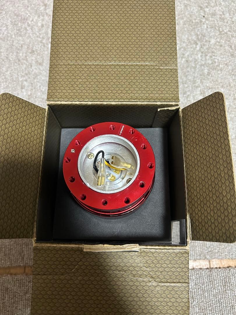 クイックリリース NRG製　ステアリングボス レンチン音