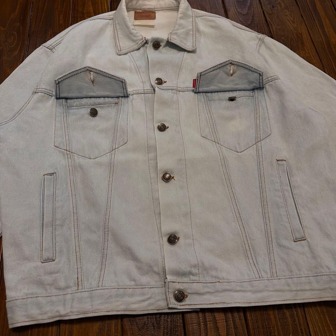 希少カラー【Levi'sリーバイス】ホワイトデニムジャケット　90s 70507