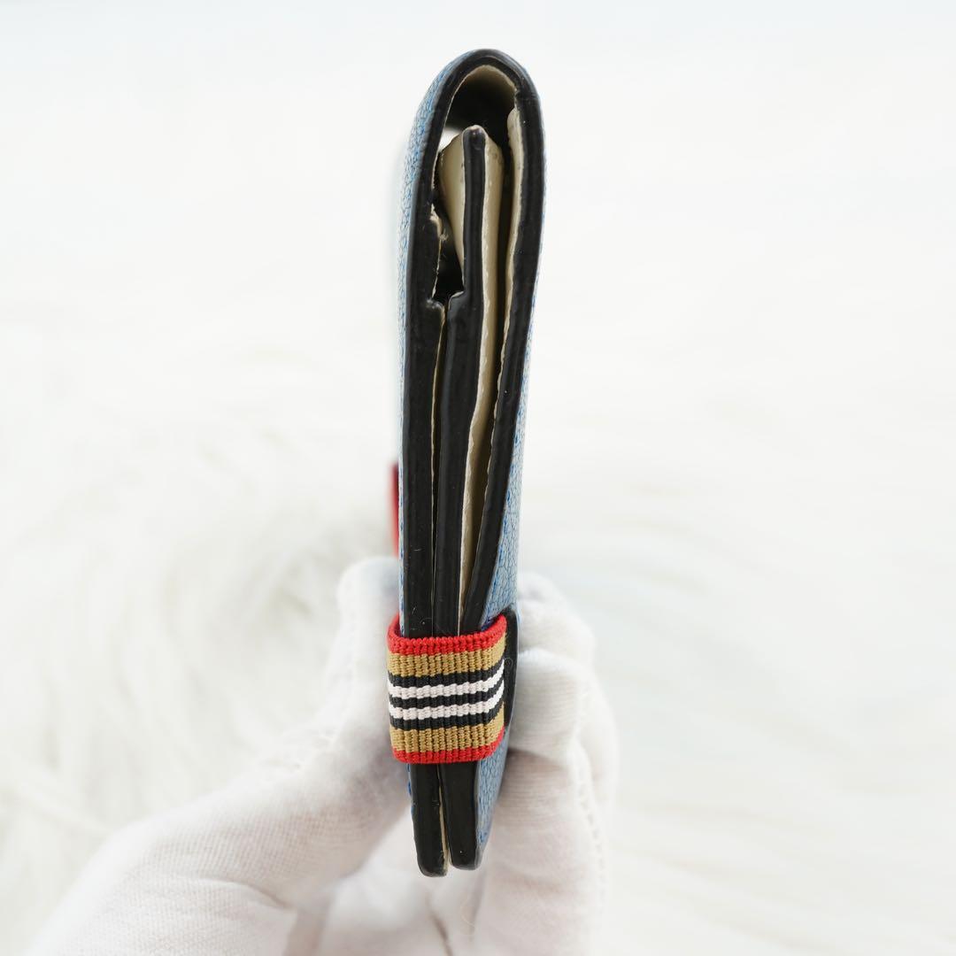 極美品　綺麗　BURBERRY LONDON 長財布　ノバチェック　ブルー