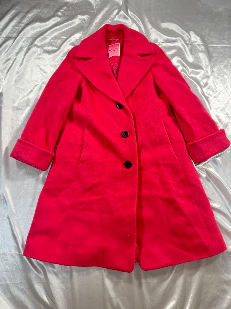 kate spade new yorkブラッシュウールコート