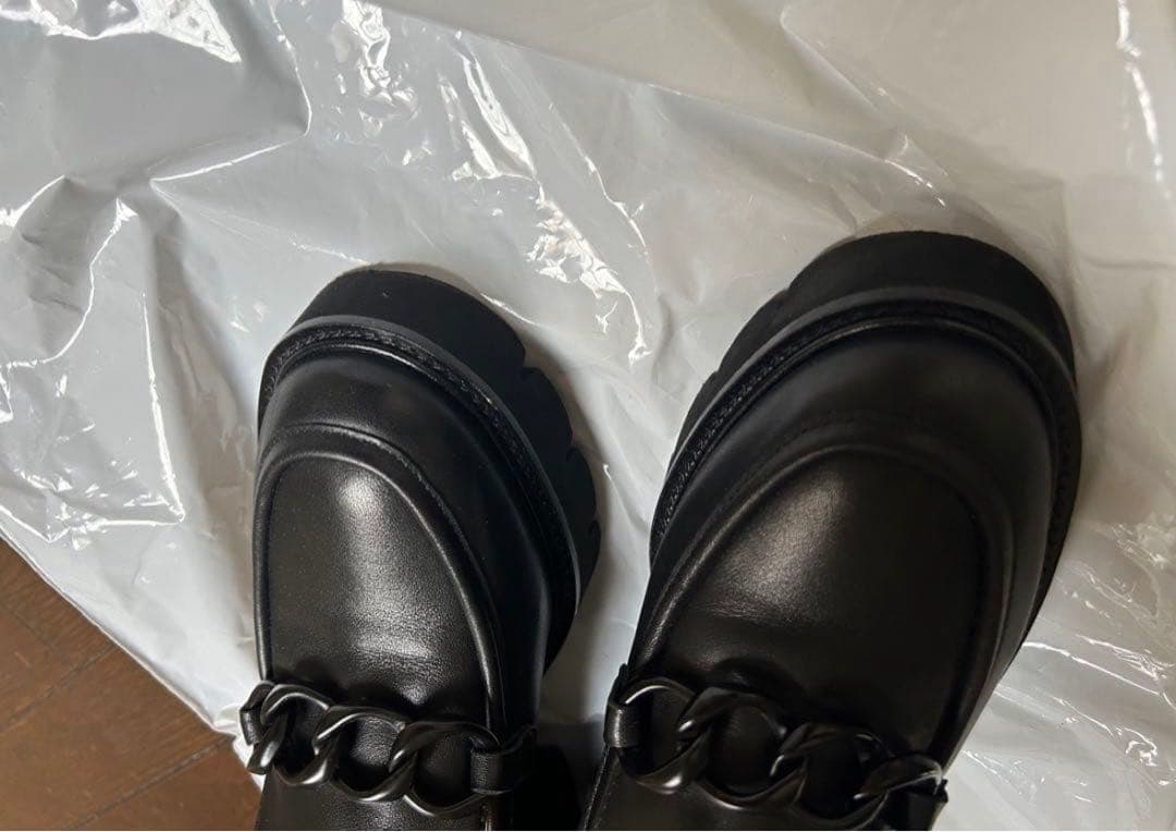 美品　MACKINTOSH PHILOSOPHY 黒 ローファー