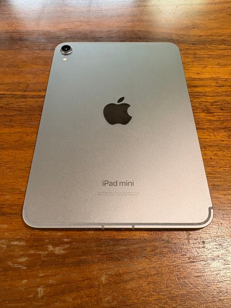 【美品】iPad mini (第7世代) Cellular グレー 128GB