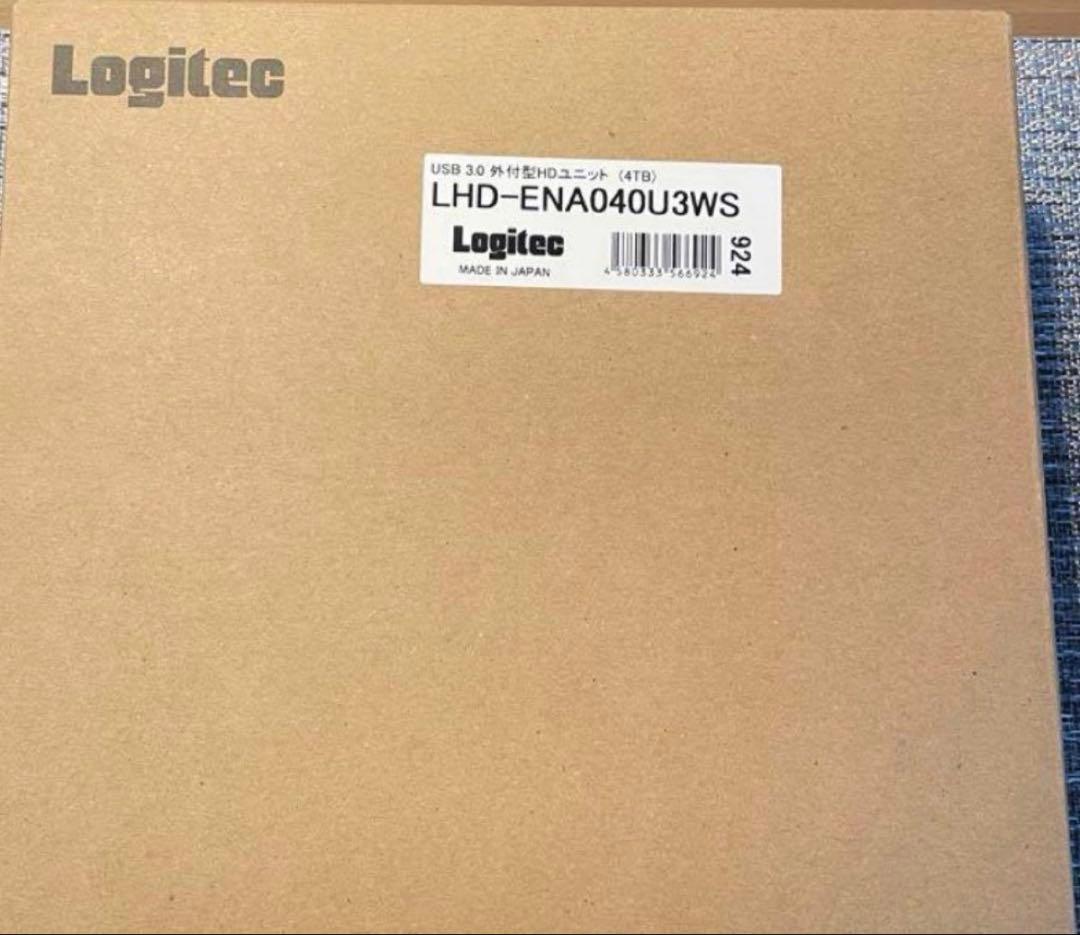 Logitec LHD-ENA040U3WS 外付けHDD