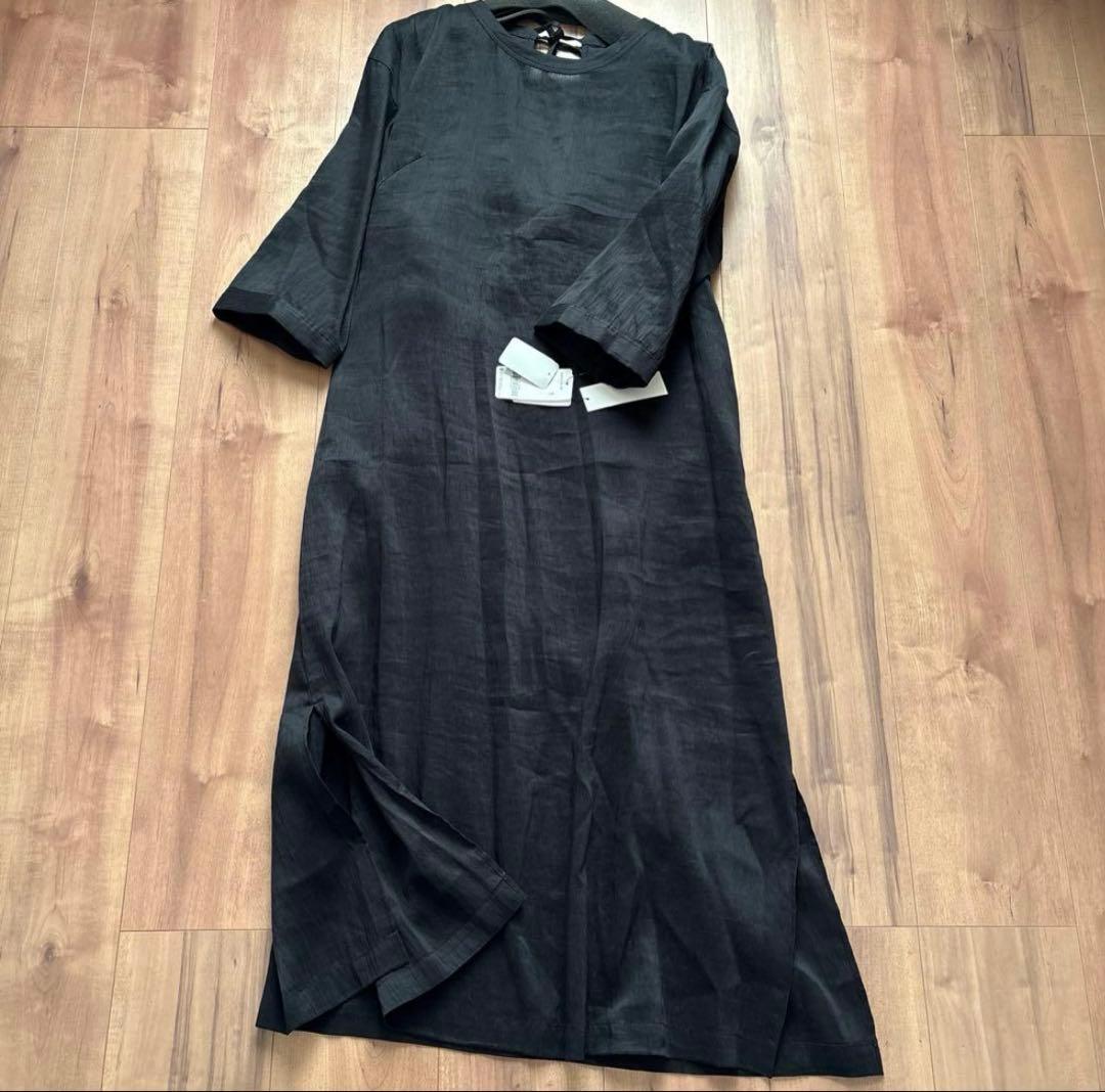 新品　aga 定価¥1万9000円　ロングニットワンピース　スコットクラブ