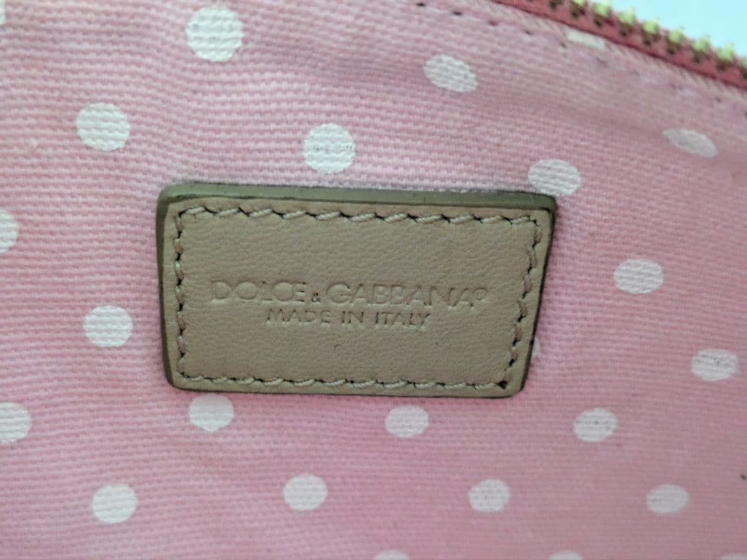 ドルチェ＆ガッバーナ　パイナップルプリント　レザーバッグ