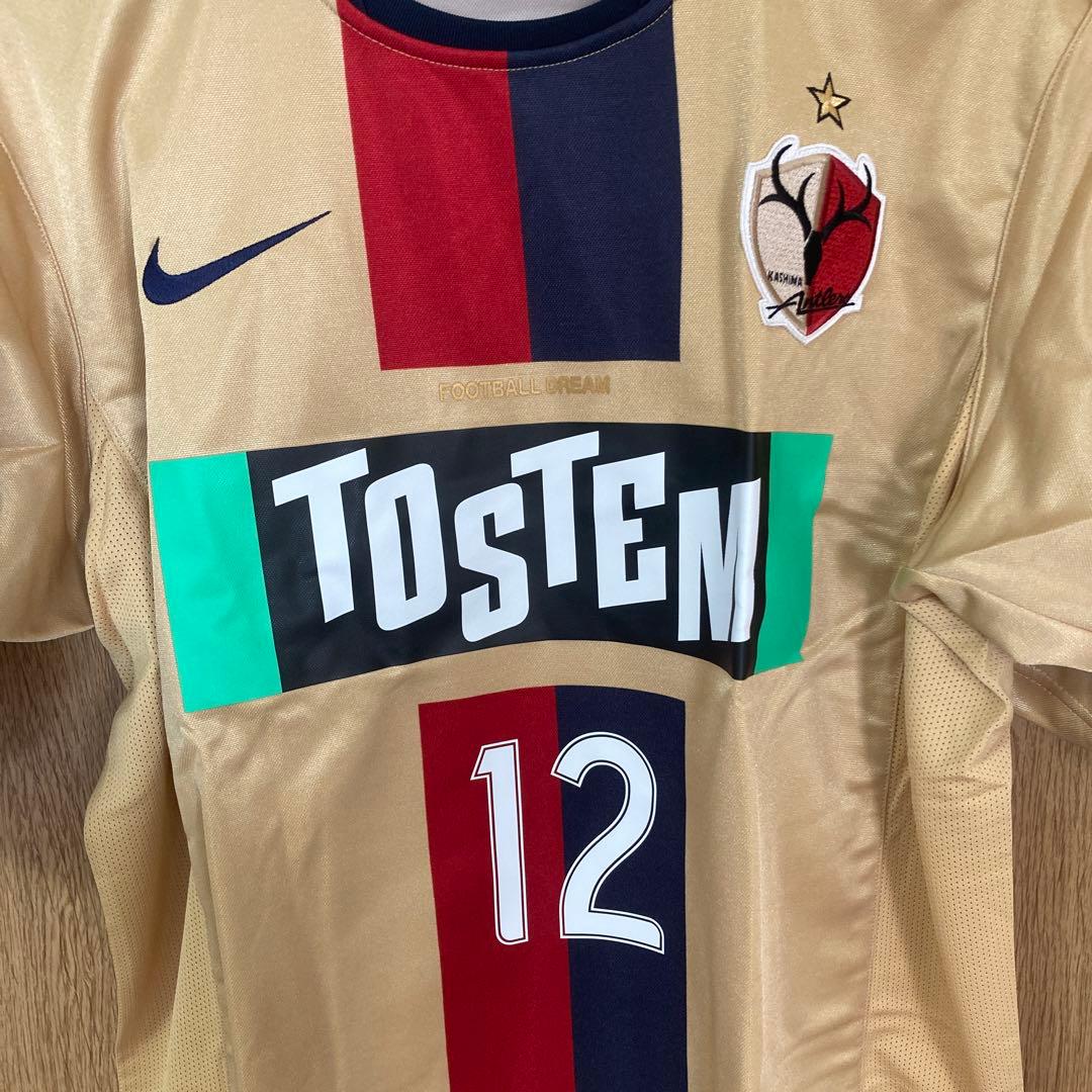 Nike 鹿島アントラーズ 3rdユニフォーム　Ｌ　ゴールド　金色　サード