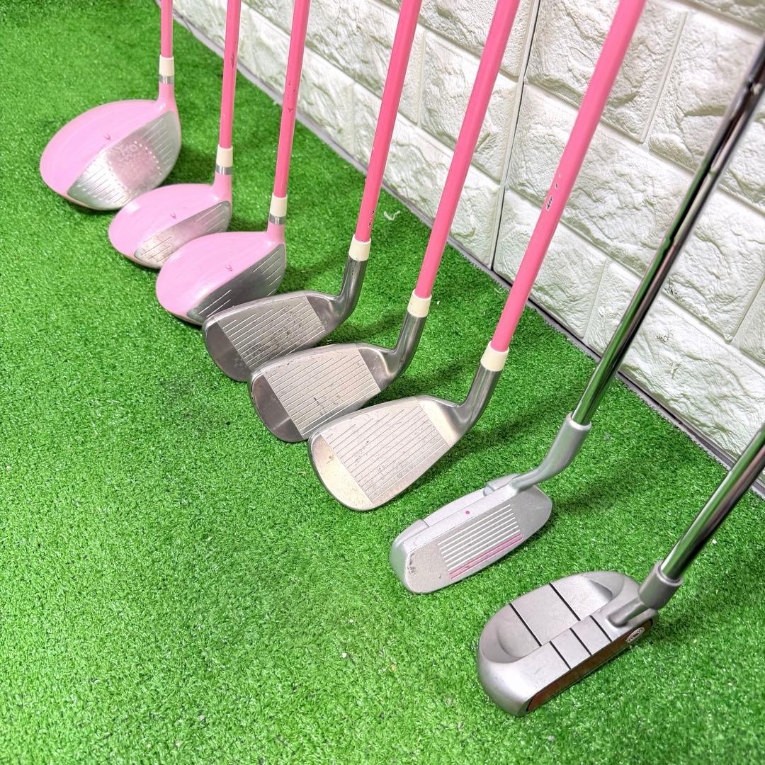 ゴルフセット　レディース　FOUNDERS チッパー付　ラウンド仕様　すぐ使える