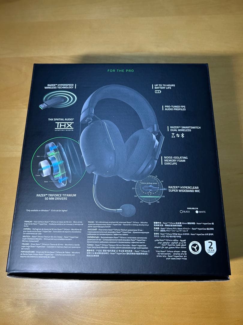 Razer BLACKSHARK V2 PRO アップグレードモデル