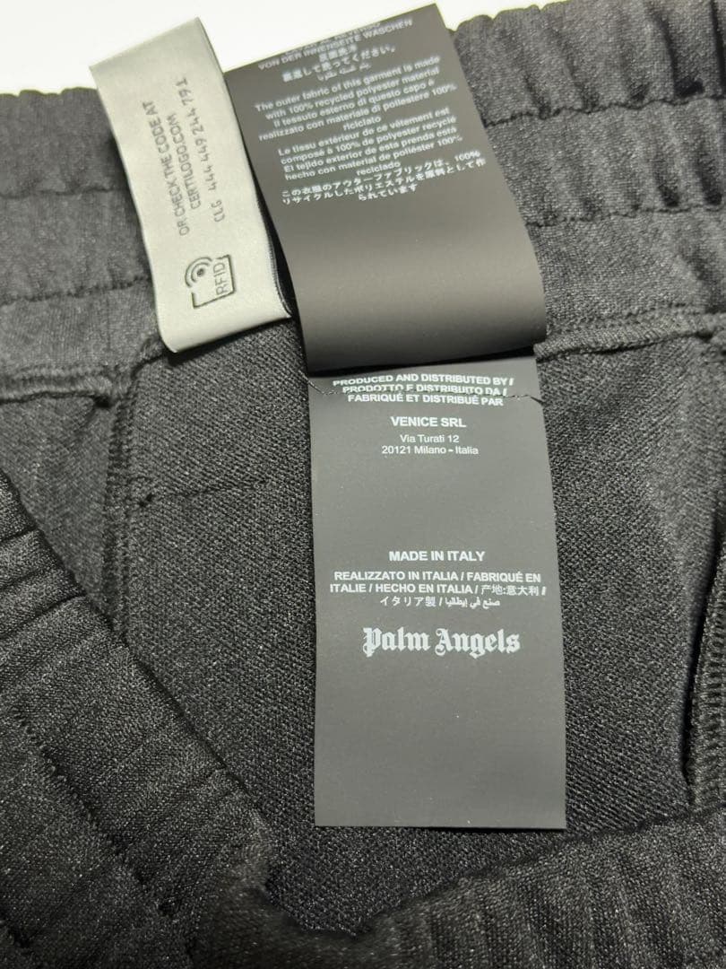 パンツ CLASSIC LOGO TRACK SHORTS BLACK OFF WHIT