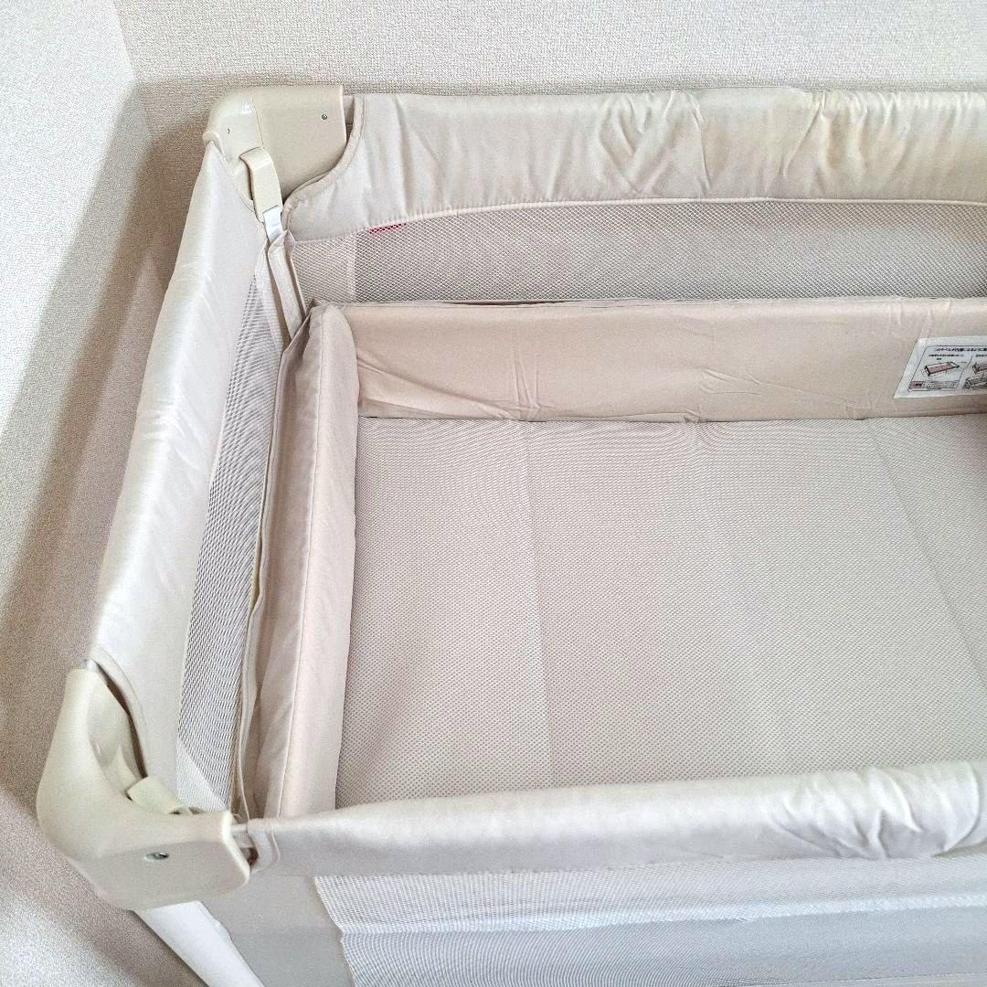 【送料無料】Aprica アップリカ ベビーベッド ココネルエアー ミルク WH