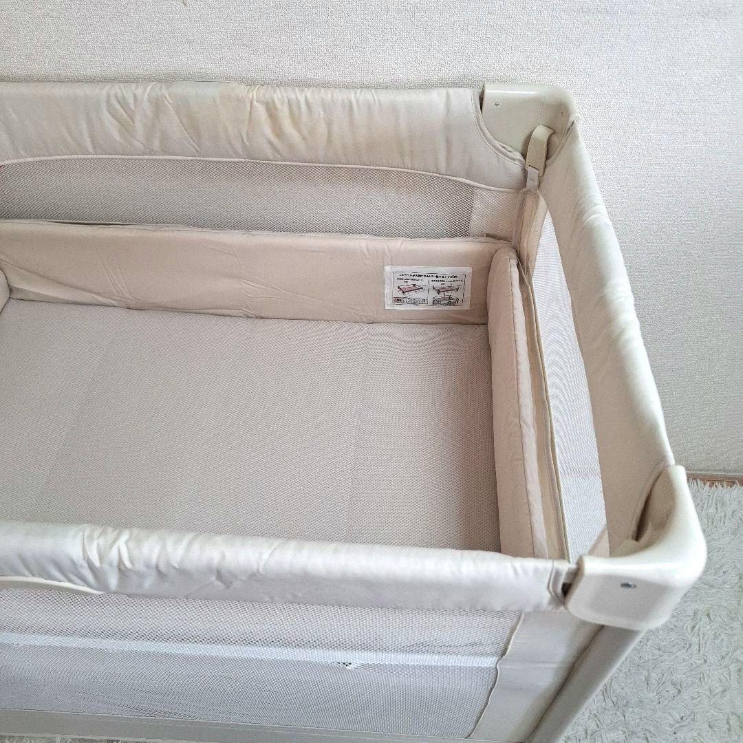 【送料無料】Aprica アップリカ ベビーベッド ココネルエアー ミルク WH