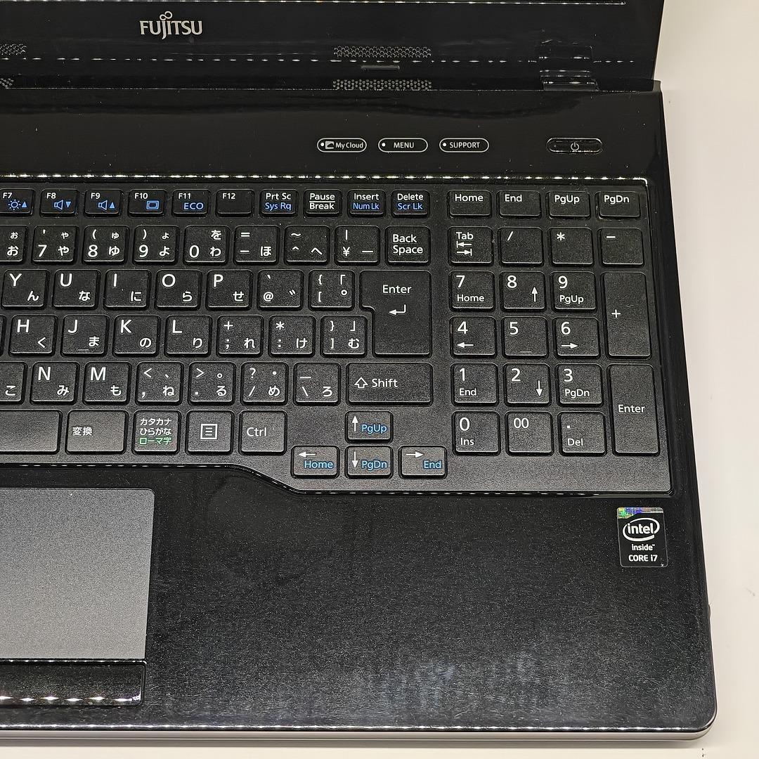 【富士通】AH53 爆速i7 SSD512GB 16GB オフィス付きノートPC