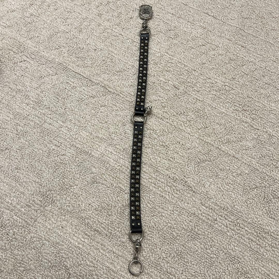 ジャンキージャガー✖️ブリューテンブラット スタッズ付きスカルウォレットチェーン