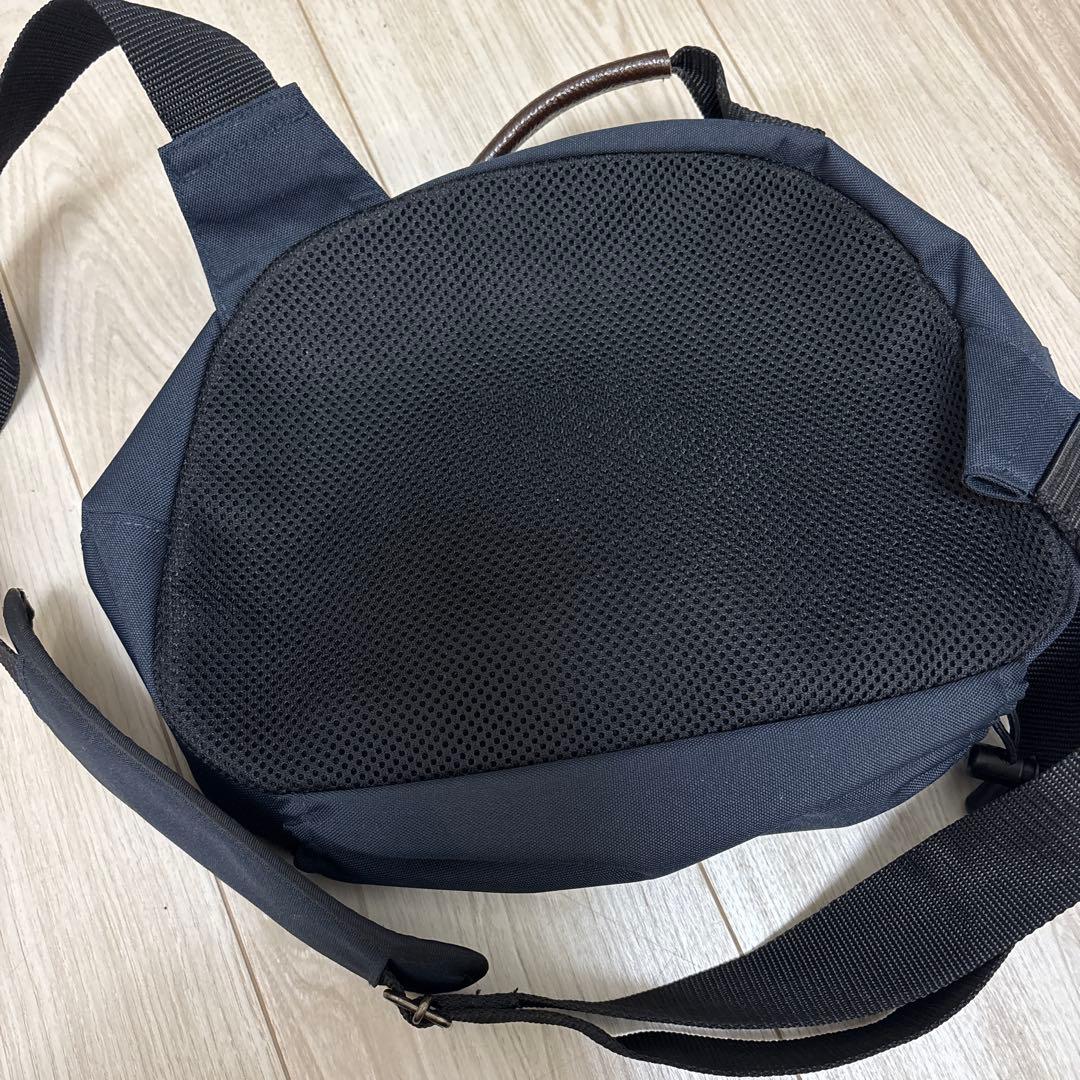 アヤノコウジ　がま口　ショルダーバッグ　ダークネイビー