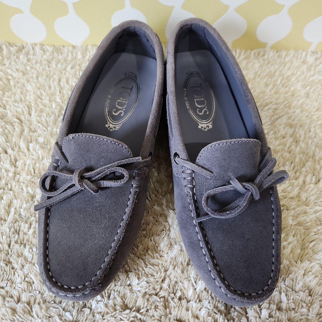 TOD'S スエード ゴンミーニ ドライビングシューズ ローファー 36