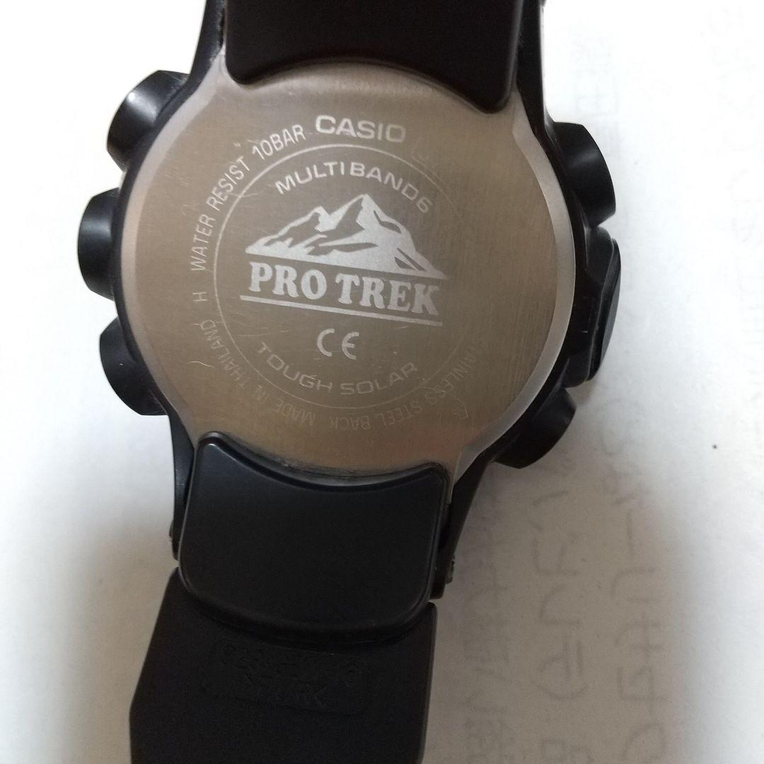 最終値下げ CASIO PRO TREK ソーラー腕時計 3444