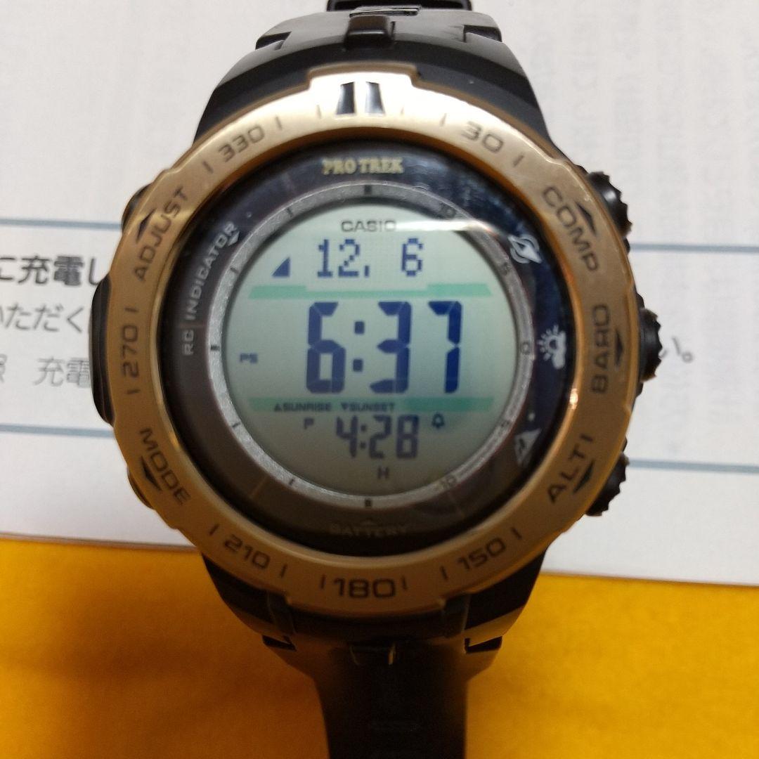 最終値下げ CASIO PRO TREK ソーラー腕時計 3444