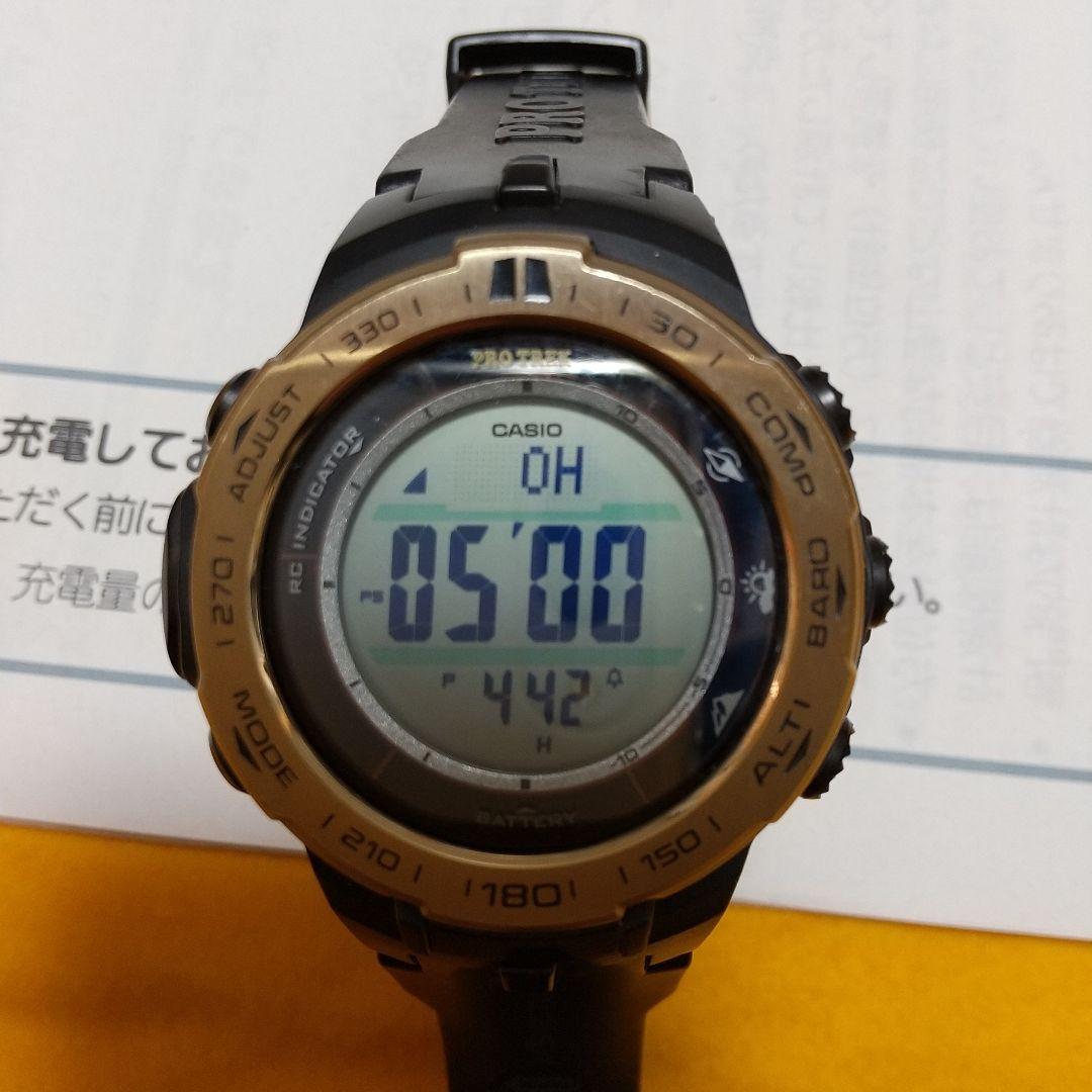 最終値下げ CASIO PRO TREK ソーラー腕時計 3444