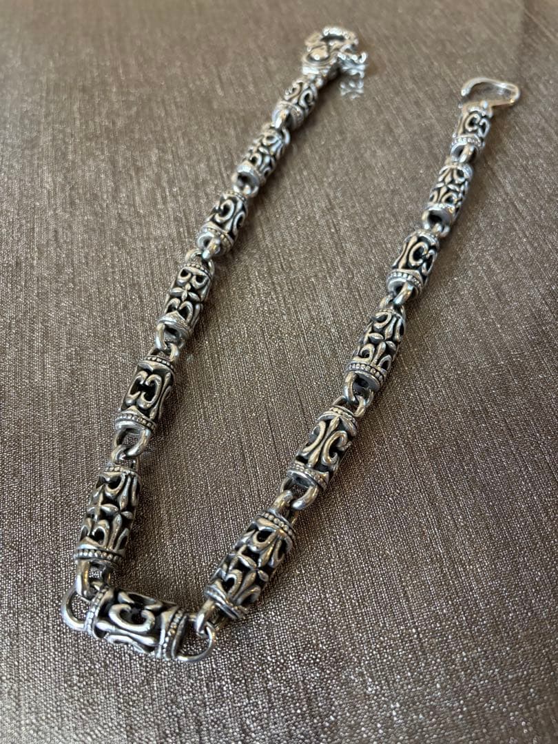 【go】A&G ウォレットチェーン シルバー925 ネックレス