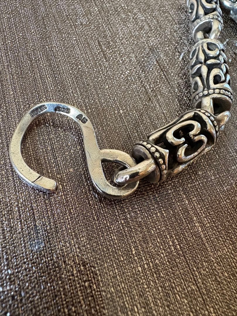 【go】A&G ウォレットチェーン シルバー925 ネックレス