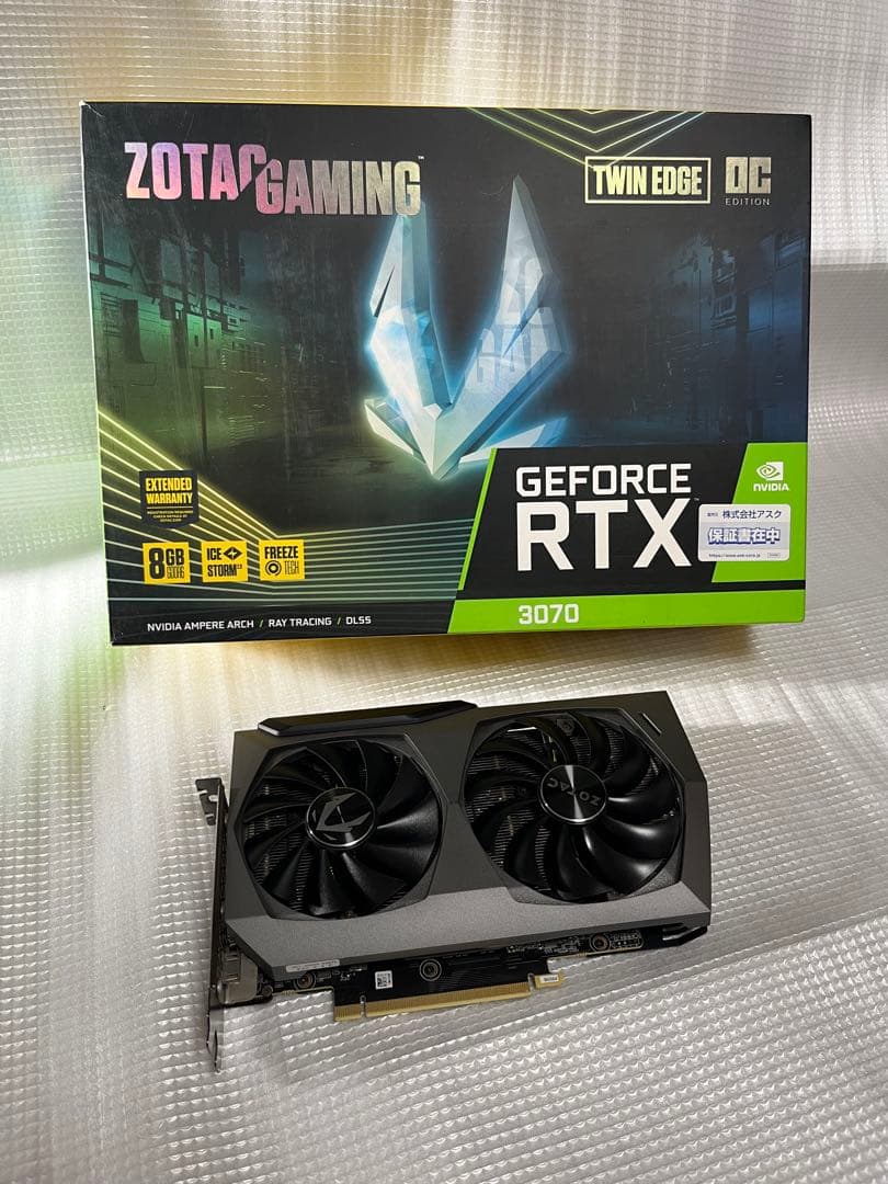 グラフィックボード・グラボ・ビデオカード ZOTAC GeForce RTX 3070 8GB Twin Edge OC
