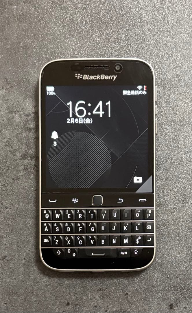 ブラックベリー クラシック BlackBerry Classic Q20 黒