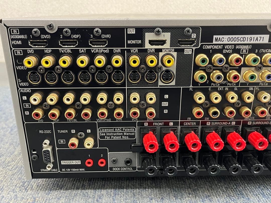 DENON デノン AVC-3808 AVアンプ サラウンドアンプ