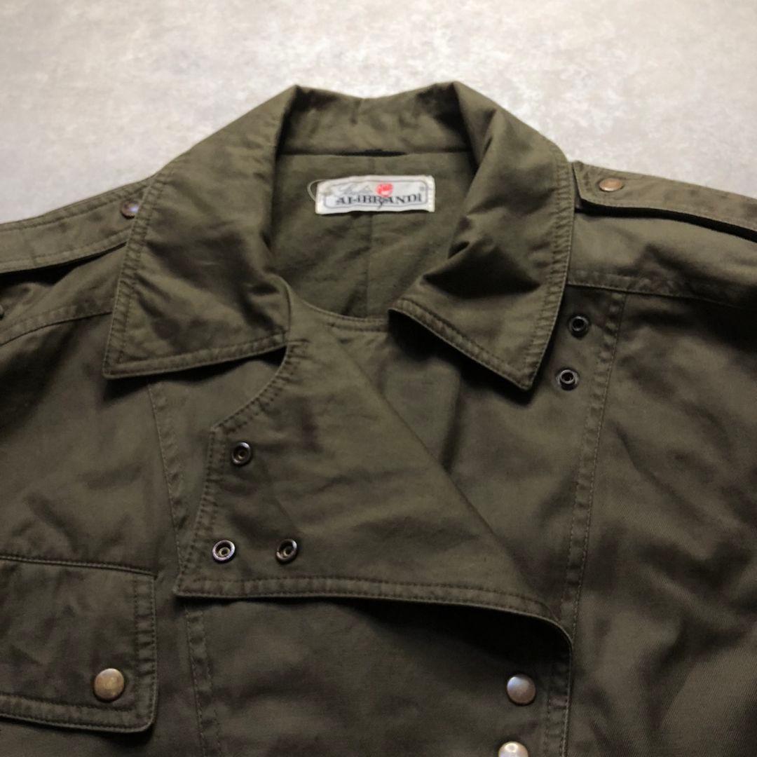80s-90s ヴィンテージイタリア製変形ギミックミリタリーボンバージャケット