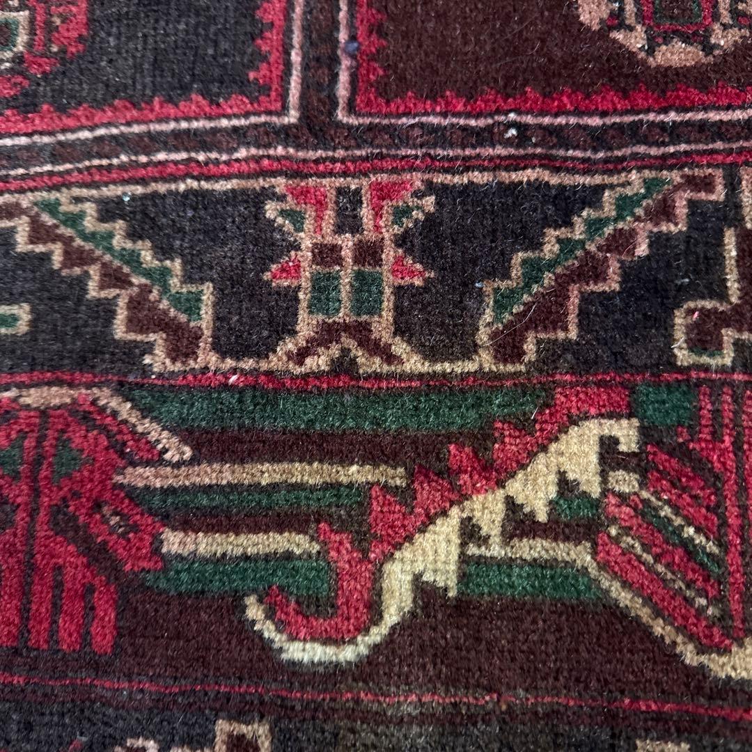 ラグ 約85x135cm トルコ　オールド絨毯 トライバルラグ ヴィンテージ