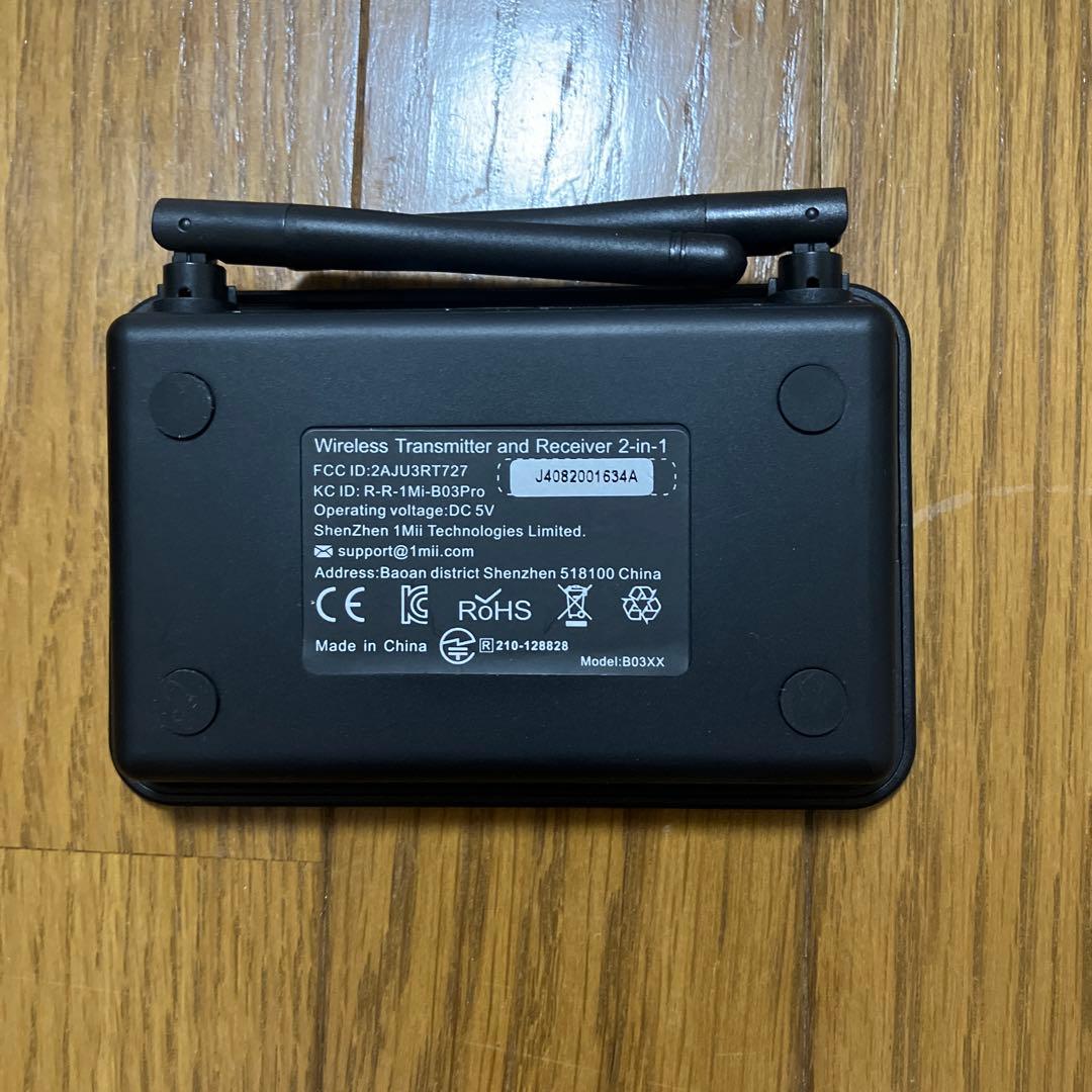 1Mii Bluetooth トランスミッター 5.3 オーディオレシーバー