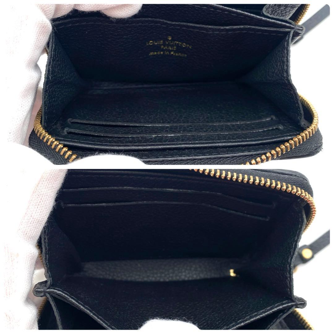 ルイヴィトン モノグラム アンプラント バイカラージッピーパース ブラック