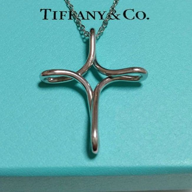 専用ですTIFFANY ティファニー インフィニティ クロス ネックレスシルバー