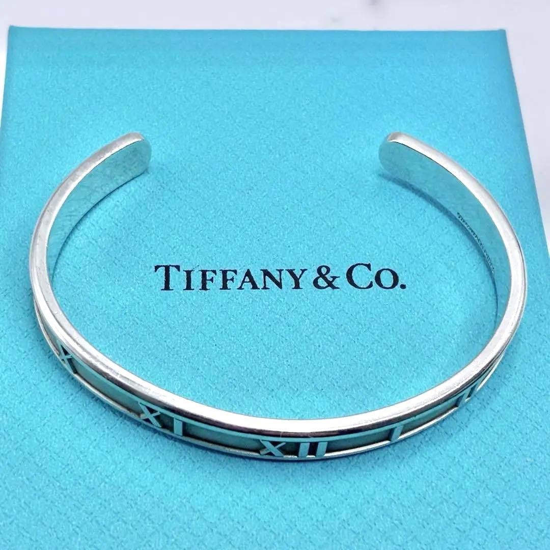 袋付き ティファニー　アトラス　カフ　バングル　ブレスレット　腕周り16.5cm