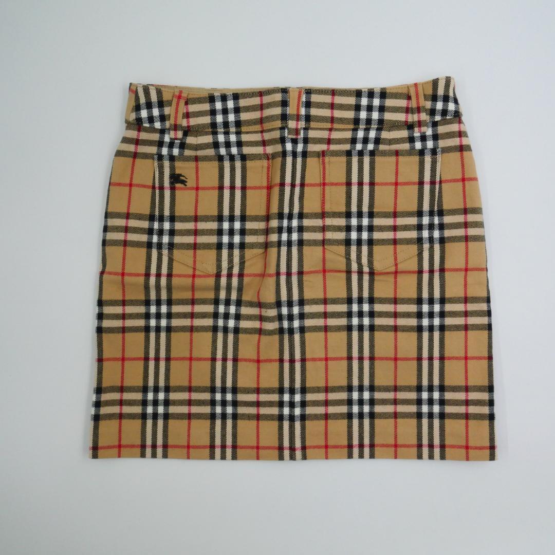 BURBERRY　BLUE　LABEL ミニスカート ベージュ　ノバチェック