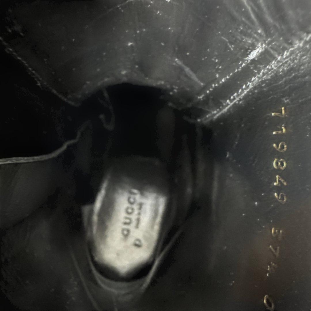 極美品　グッチ　GUCCI アンクルブーツ　ダブルG ブラック　24cm