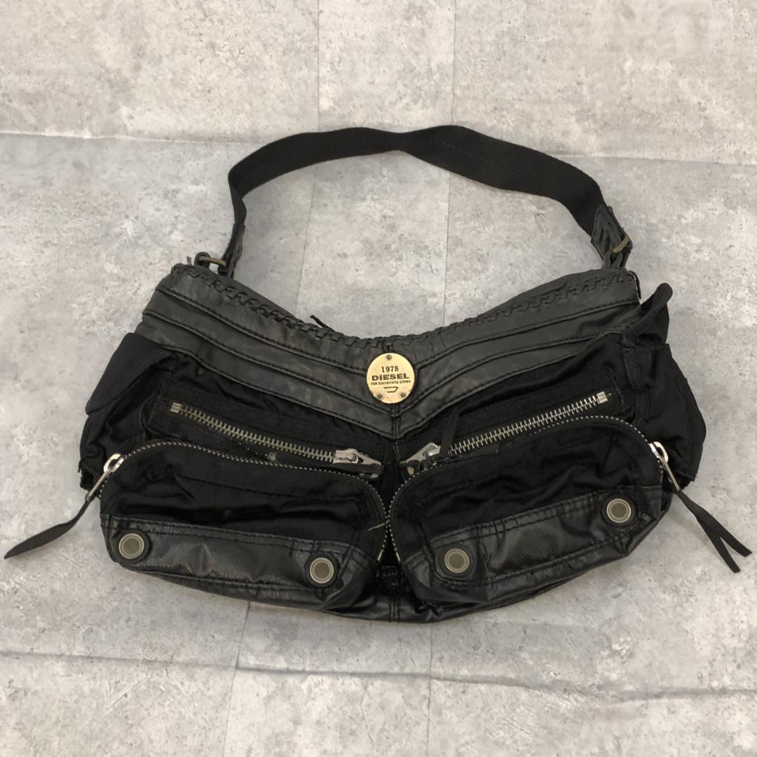 ★稀少品 00’★ ディーゼル DIESEL Y2K アーカイブショルダーバッグ