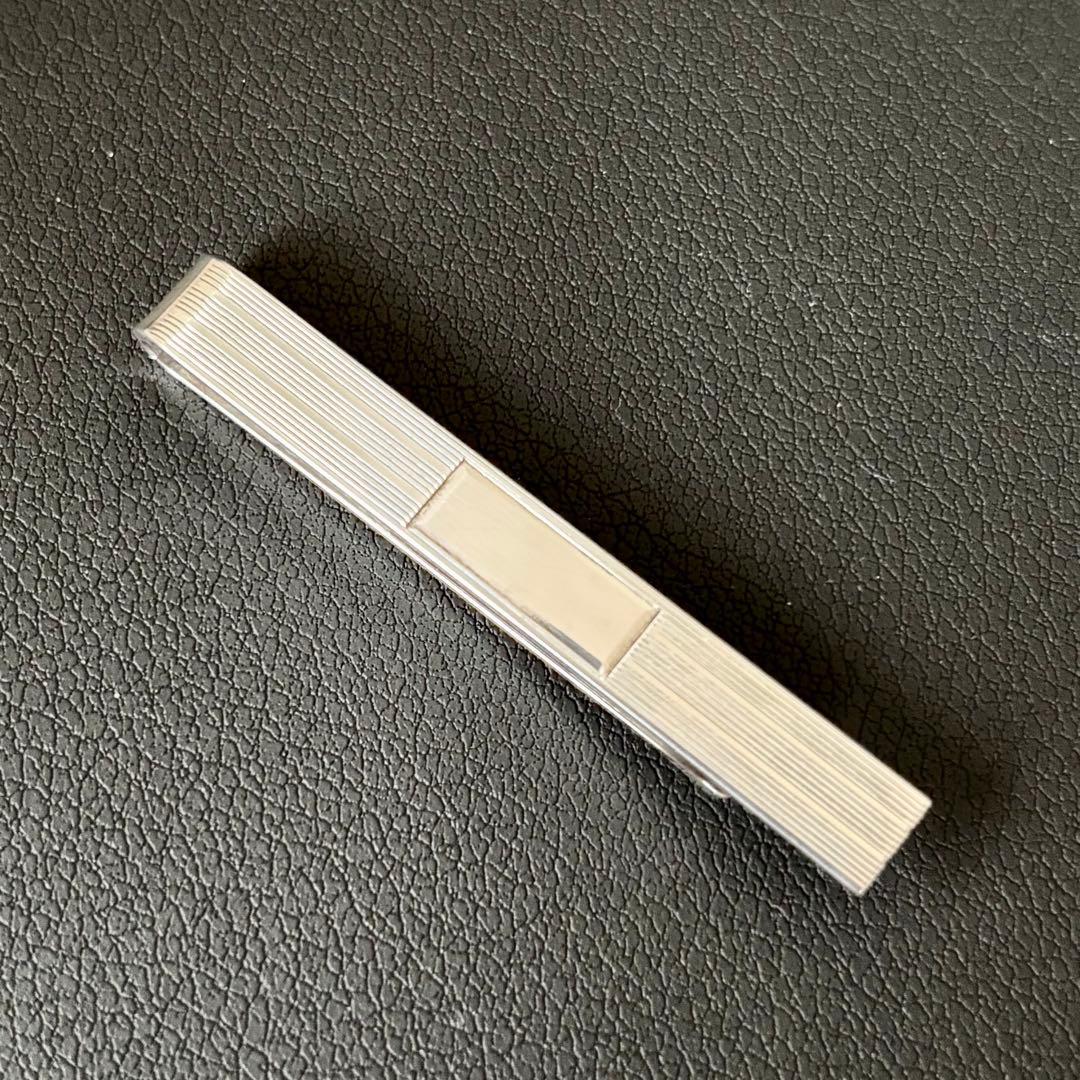 【美品】【ティファニー】ネクタイピン エンジンターン シルバー925