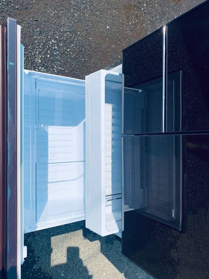 送料設置無料　SHARP ノンフロン冷凍冷蔵庫　SJ-GT50A-R