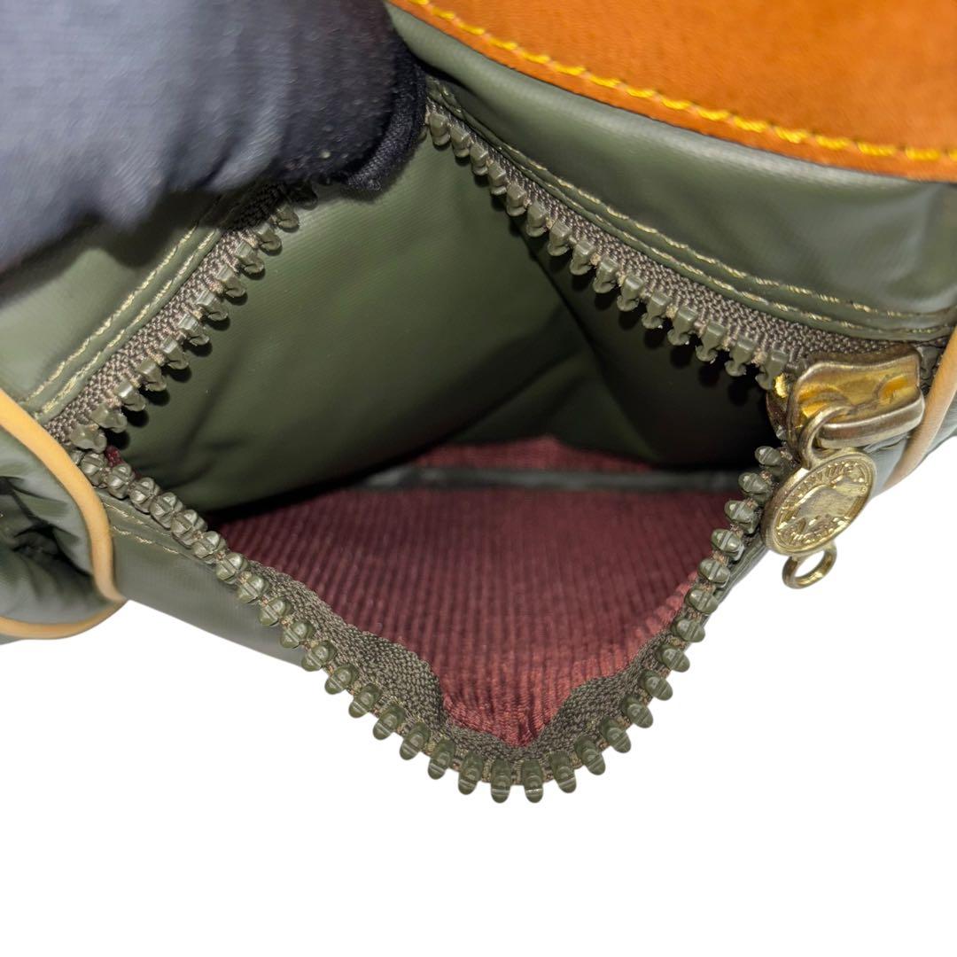 ハンティングワールド ボストンバッグ 2way バチュークロス 大容量 d85