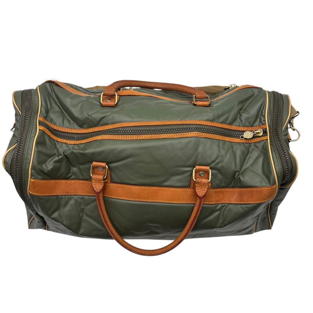 ハンティングワールド ボストンバッグ 2way バチュークロス 大容量 d85