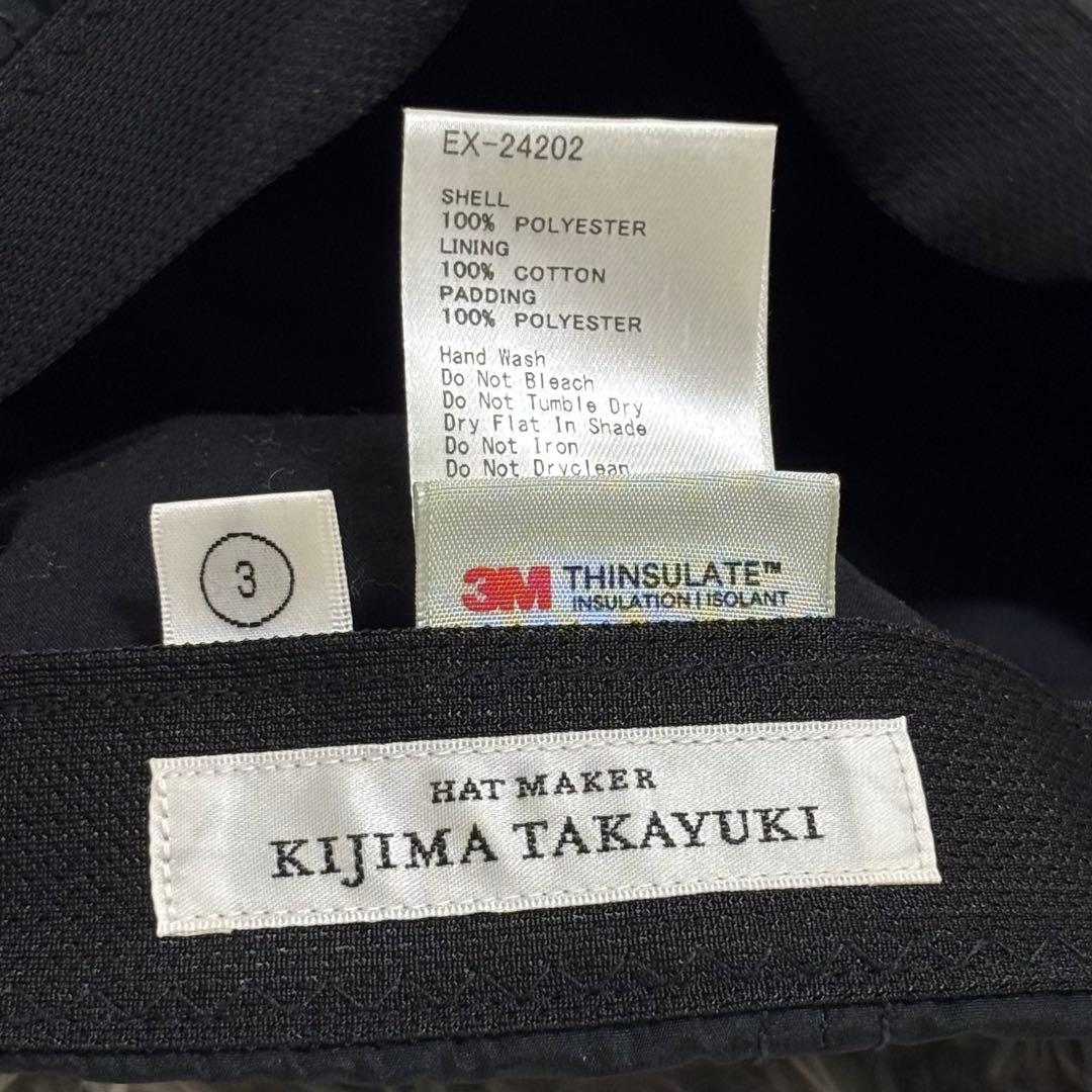 【極美品】 キジマタカユキ エラスティックバック 6パネルキャップ 3