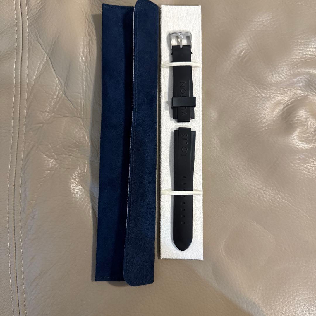 ルイ・ヴィトン ブラックラバーベルト　正規品