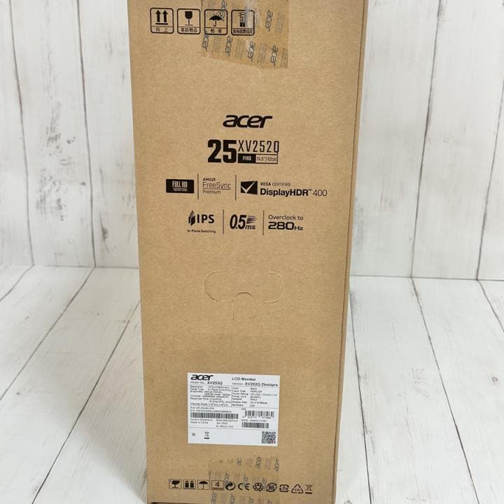 【新品未開封】Acer ゲーミングモニター 240Hz 24.5インチ